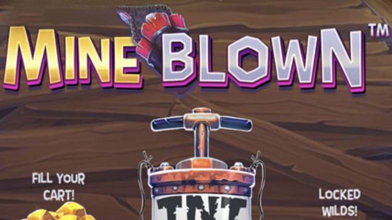 Mine Blown maximum win path showing 20000x potential through bonus spins vein collection