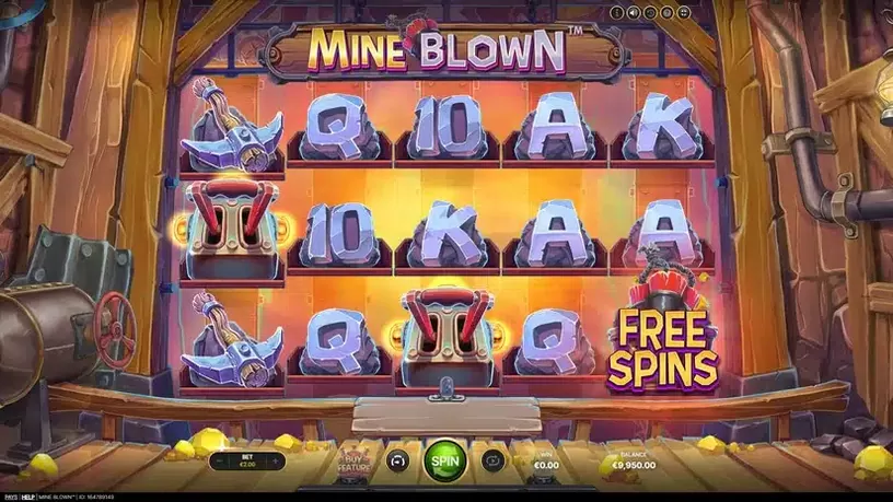Dynamite Riches slot comparison with Mine Blown