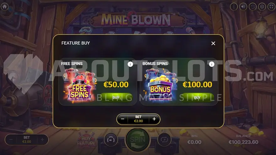 Mine Blown responsible gambling settings and deposit limit interface